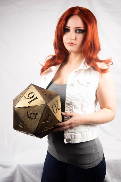 Giant D20 Die - Wulfgar Weapons & Props