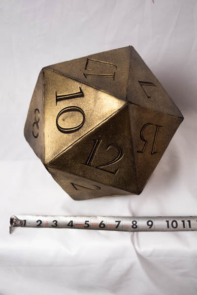 Giant D20 Die - Wulfgar Weapons & Props