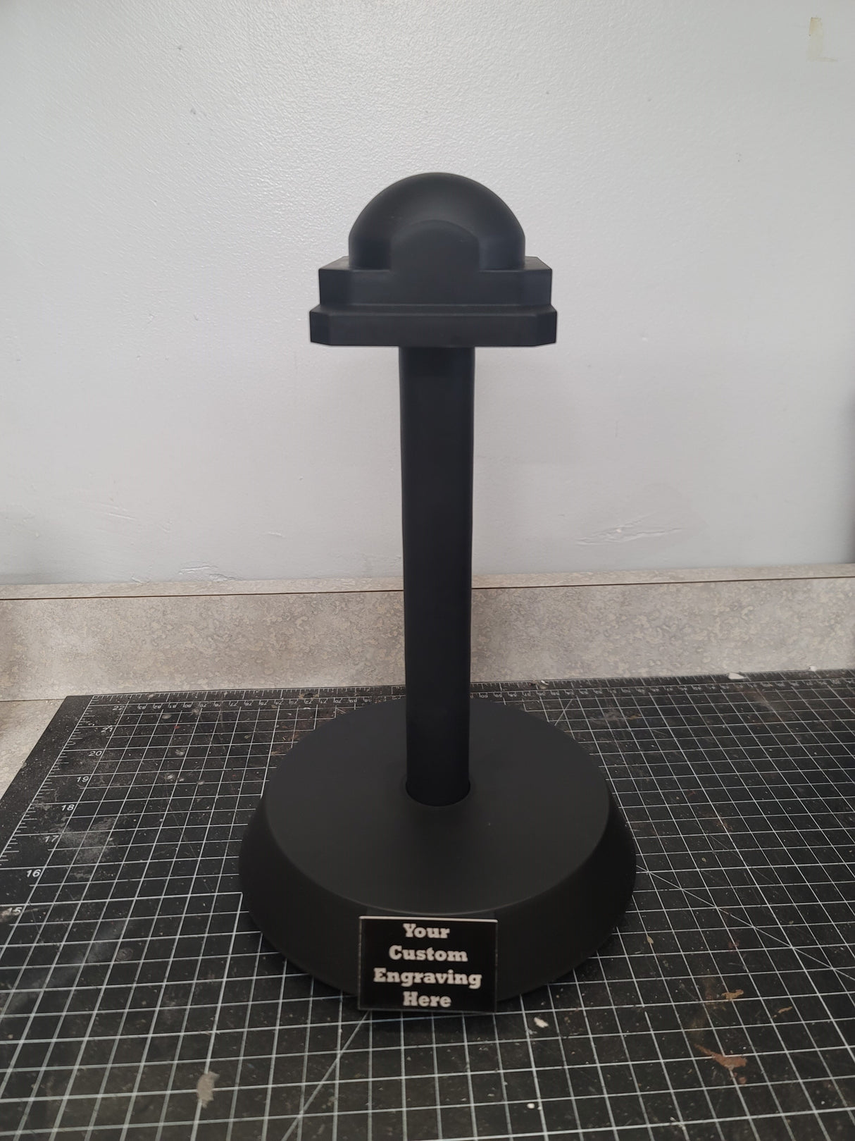 Custom Engraved Helmet Display Stand