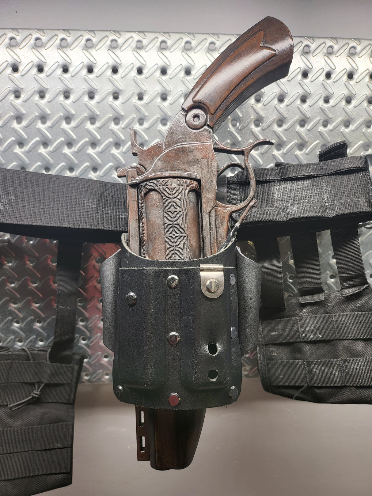 Leather Smuggler Blaster Cosplay Holster