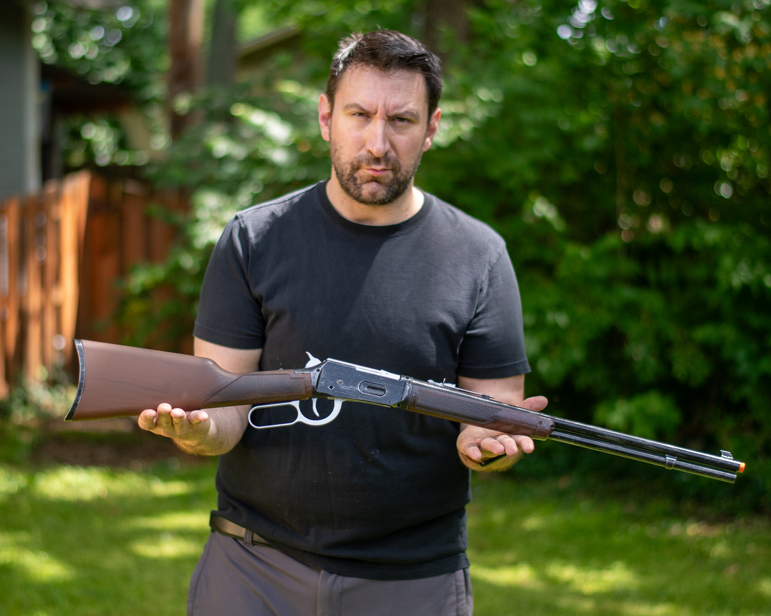 Lever Action 1894 Cowboy Rifle Fake Film Costume Prop – Wulfgar Props