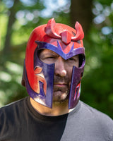 Magneto Helmet - Mutant Leader's Barbute Helm Costume Replica