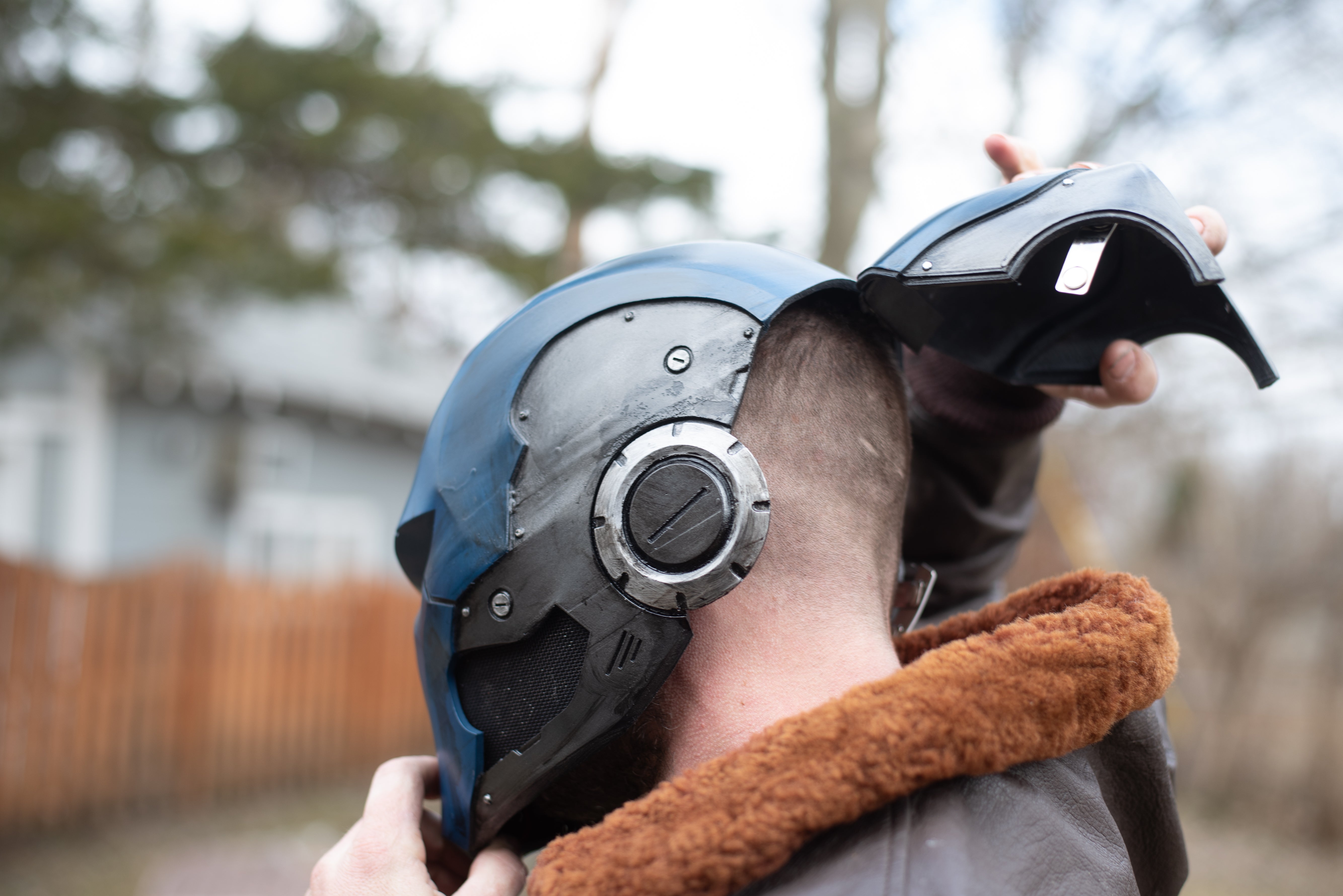 Ronin Vigilante Helmet Cosplay Wulfgar Props