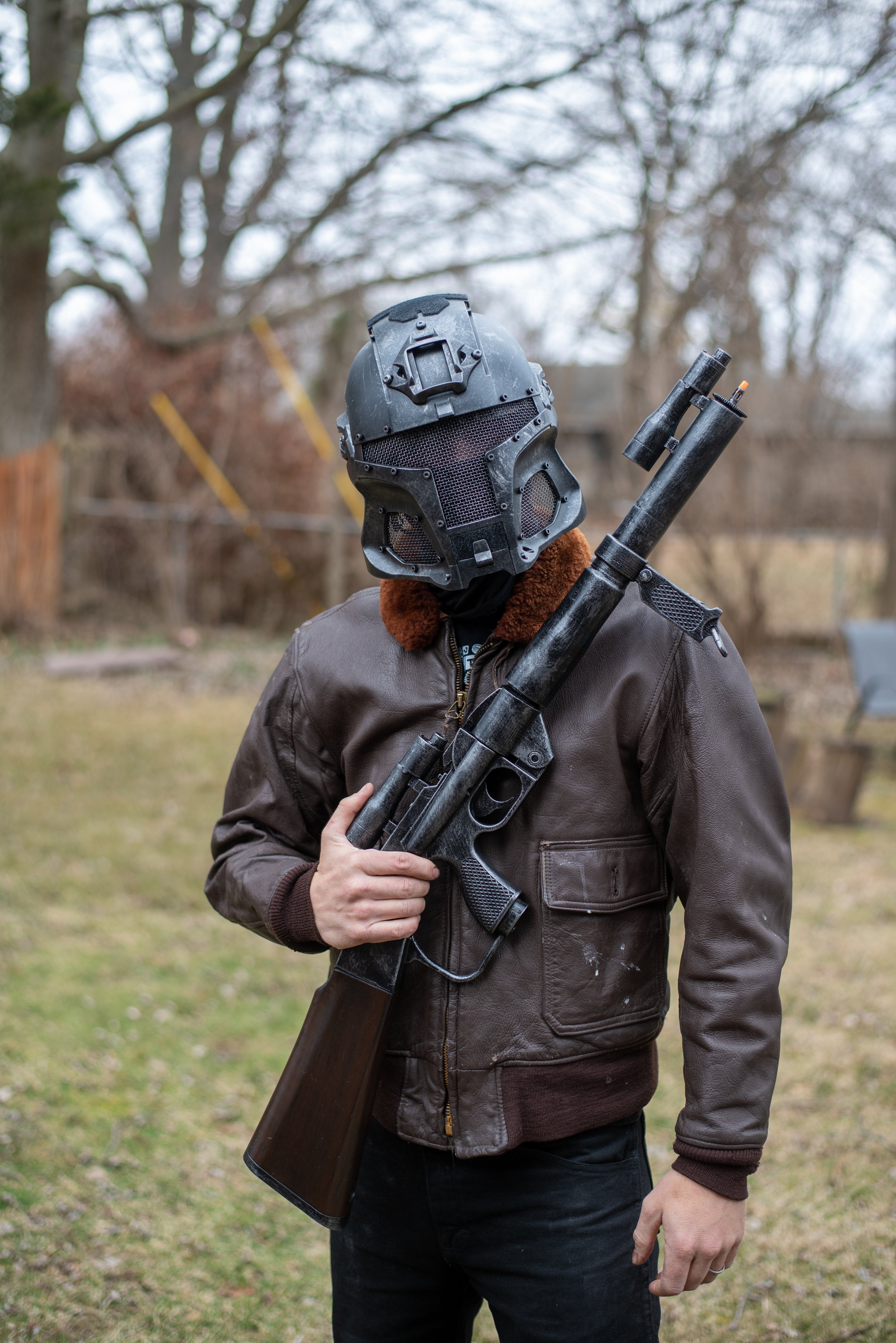 Space Warrior Tactical Helmet Cosplay Wulfgar Props