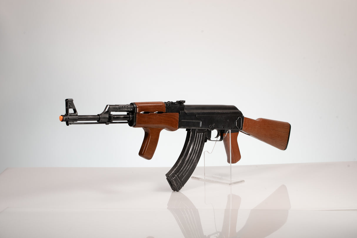 Wood Foregrip AK-47 Rifle Costume Prop