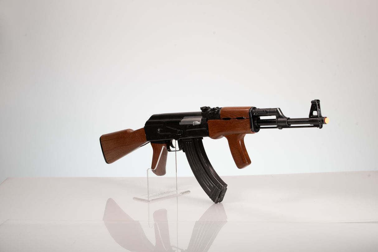 Wood Foregrip AK-47 Rifle Costume Prop
