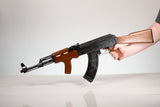 Wood Foregrip AK-47 Rifle Costume Prop