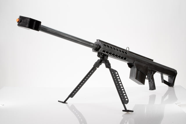 50 Cal Sniper Rifle Fake Film Costume Prop - Premium Short Barrel Version - Wulfgar Props