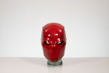 Red Vigilante Helmet - Wearable Costume Cowl Mask Helm
