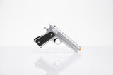 Silver Metal 1911 Style Pistol Fake Film Prop - Wulfgar Props