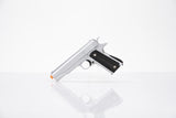 Silver Metal 1911 Style Pistol Fake Film Prop - Wulfgar Props