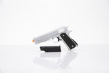 Silver Metal 1911 Style Pistol Fake Film Prop - Wulfgar Props