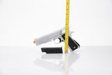 Silver Metal 1911 Style Pistol Fake Film Prop - Wulfgar Props