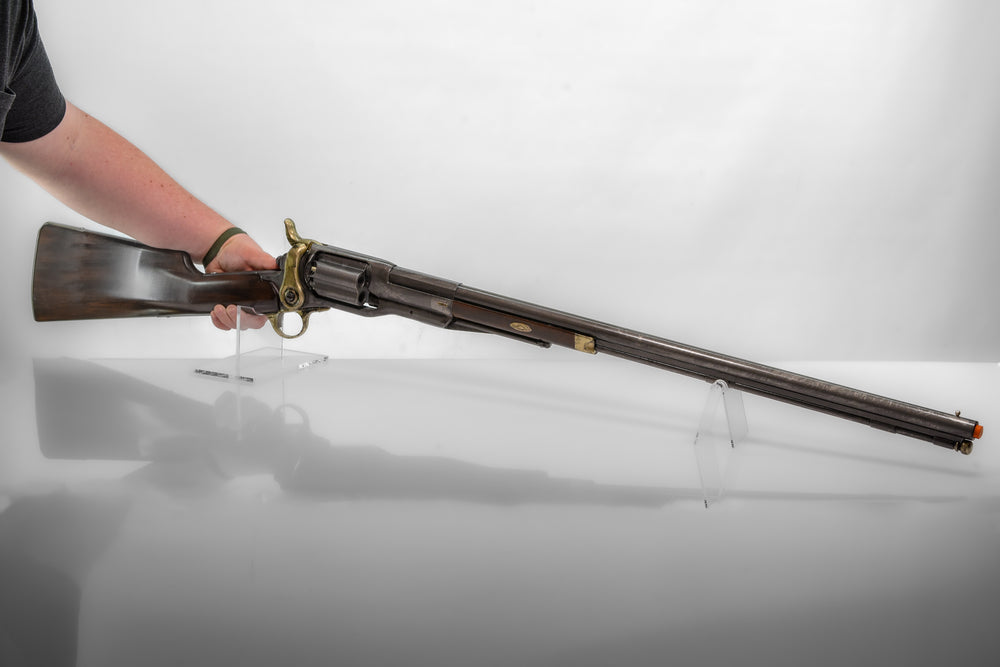 1855 Revolving Rifle Gun Fake Film Costume Prop – Wulfgar Props