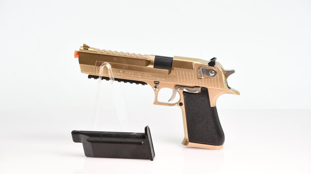 Super Shiny Gold Desert Eagle Fake Film Costume Prop