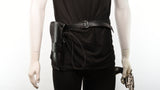 Revolver Belt Holster Leather Costume Prop