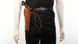 Revolver Belt Holster Leather Costume Prop