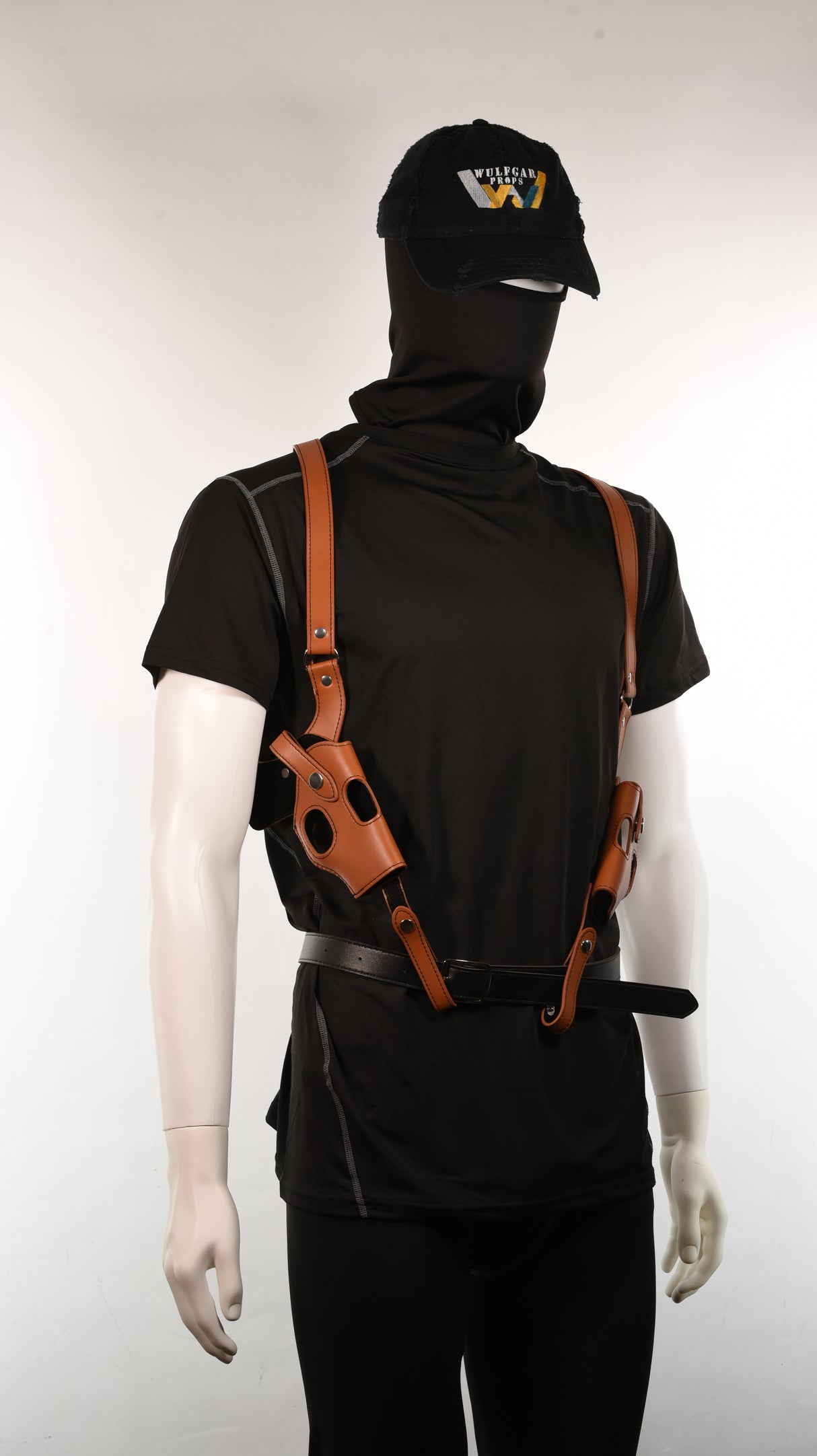 Dual Shoulder Holsters Costume Prop