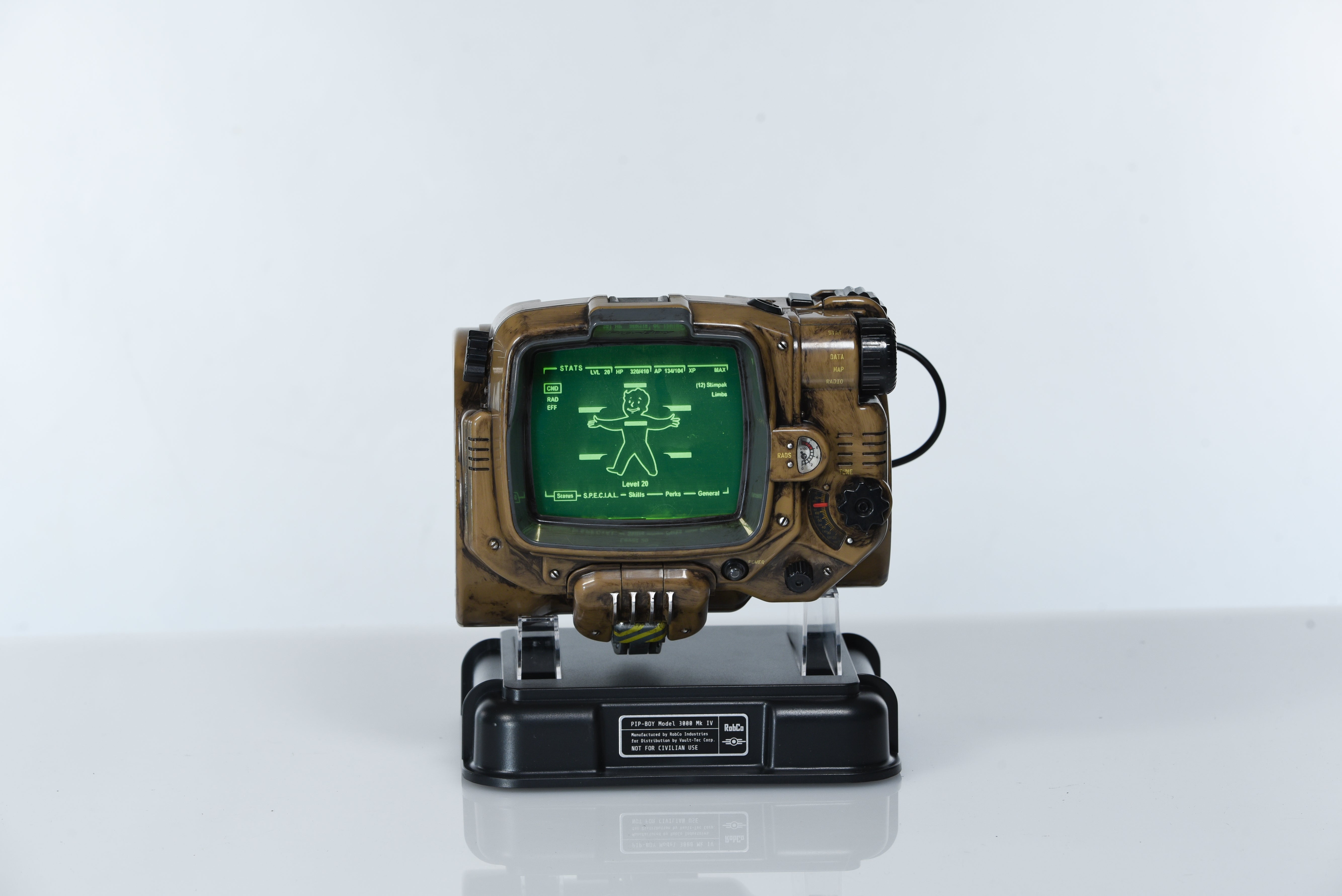 Pip Boy 3000 Painted Fallout 4 Wearable Cosplay Prop with