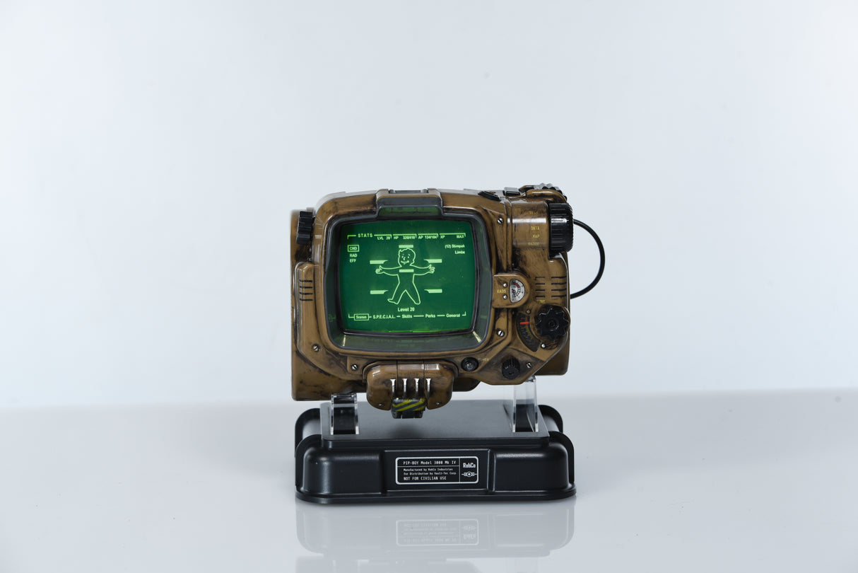 Pip Boy 3000 Painted Fallout 4 Wearable Cosplay Prop with Acrylic Screen