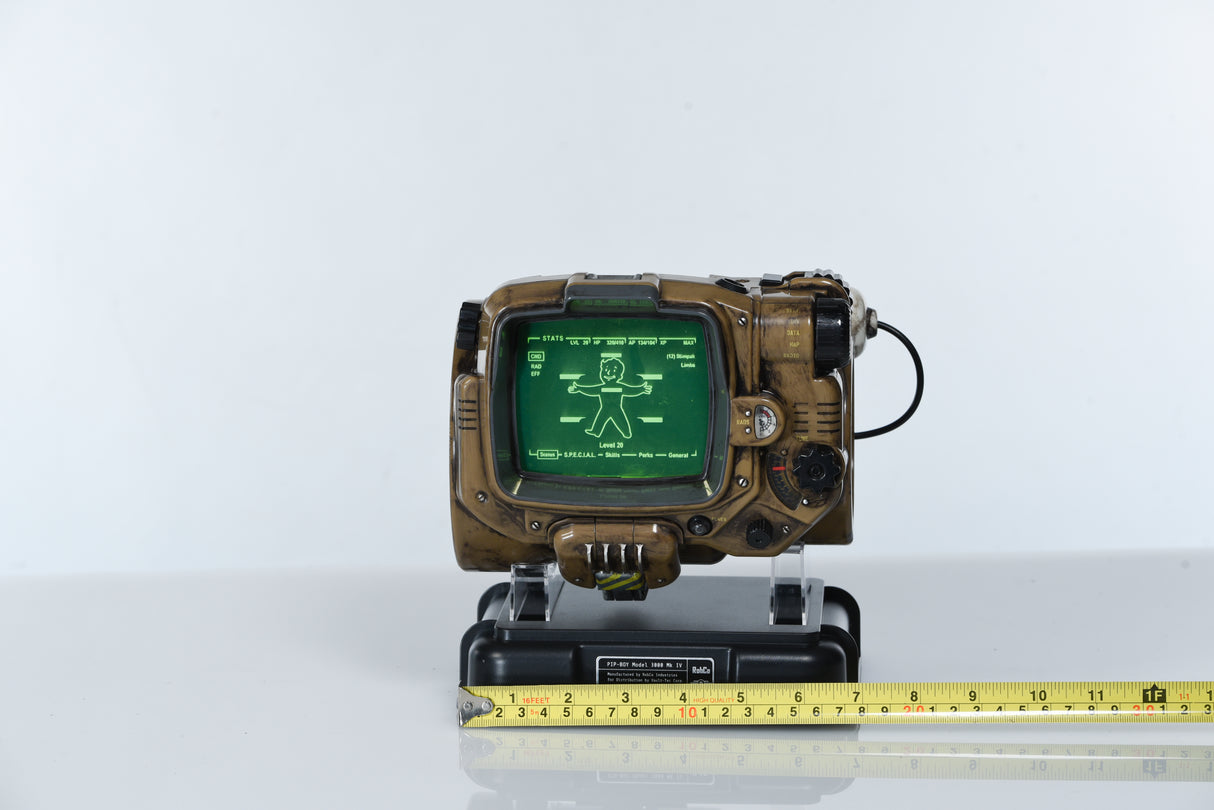 Pip Boy 3000 Painted Fallout 4 Wearable Cosplay Prop with Acrylic Screen