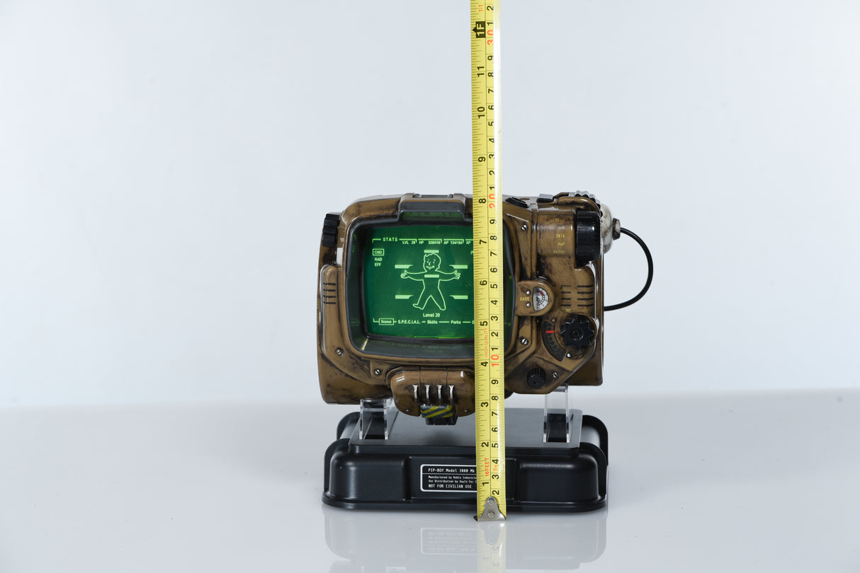 Pip Boy 3000 Painted Fallout 4 Wearable Cosplay Prop with Acrylic Screen