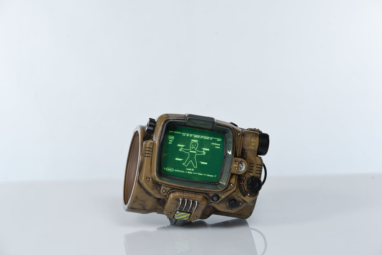 Pip Boy 3000 Painted Fallout 4 Wearable Cosplay Prop with Acrylic Screen