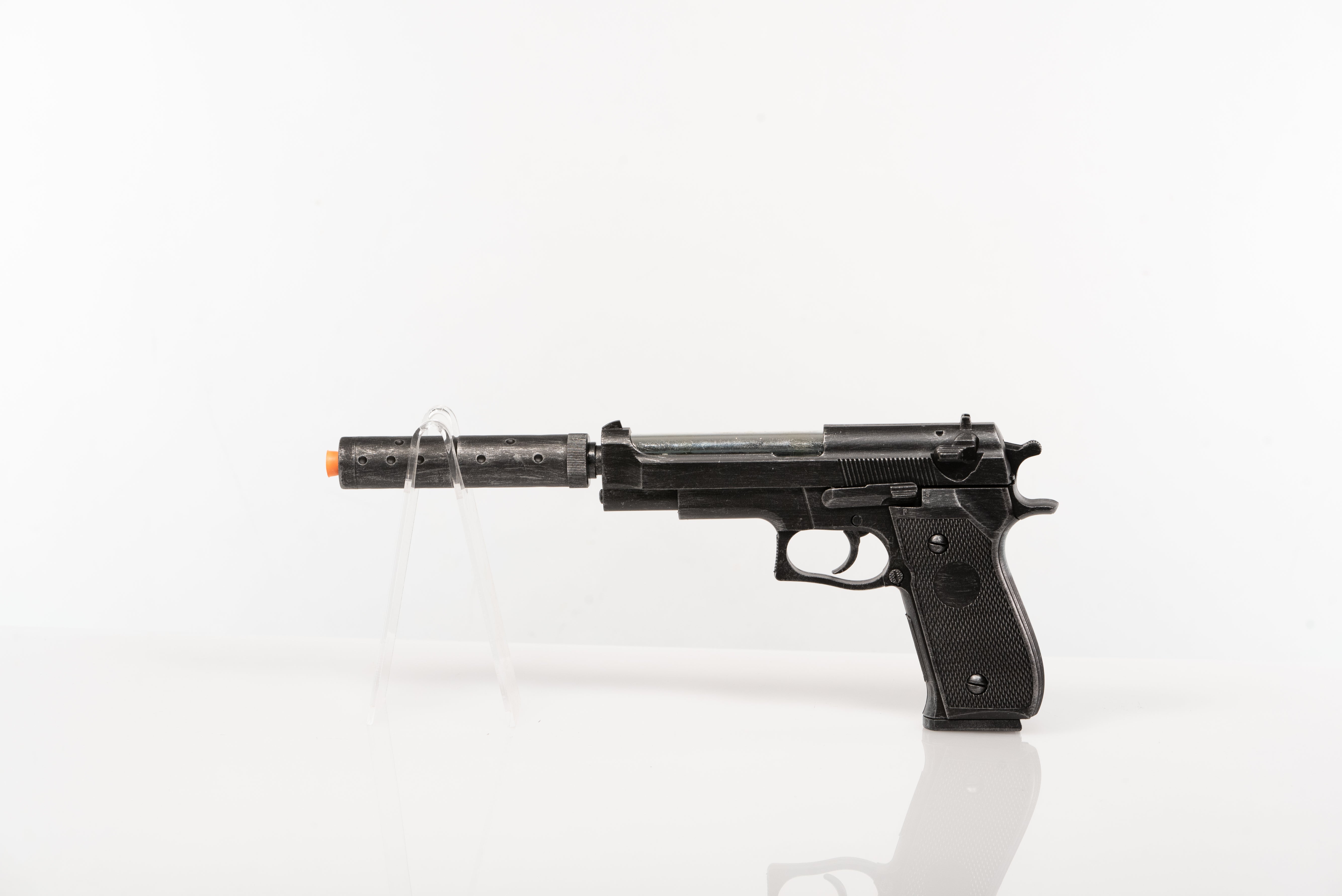 Silenced 9mm Pistol - Costume Prop Cosplay Replica Gun – Wulfgar Props