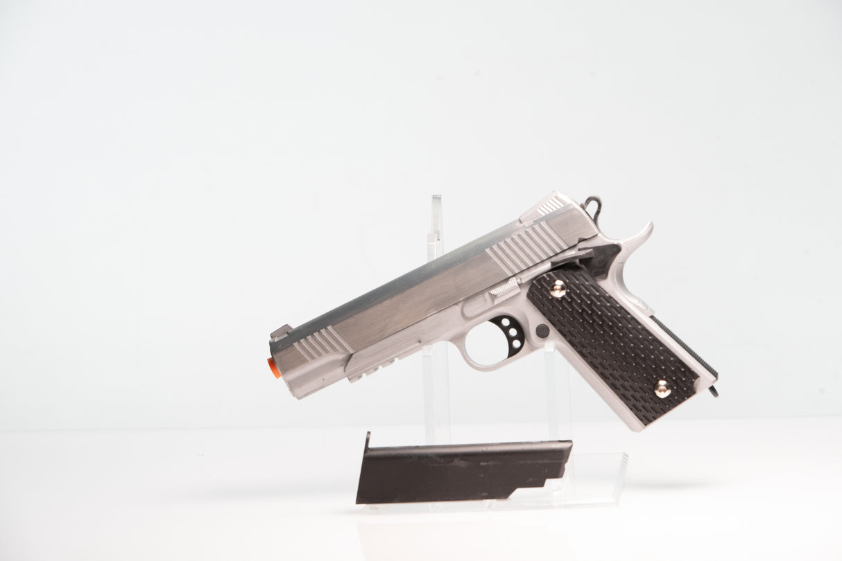 Metal Shiny Top 1911 Pistol Prop