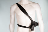 Leather Chest Holster for Costume