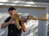 Joker AK-47 Gold Pearl Grips Rifle Prop
