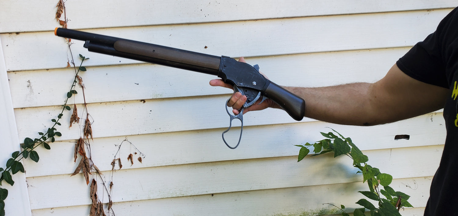 Side Arm Lever Action Shotgun Prop – Wulfgar Props