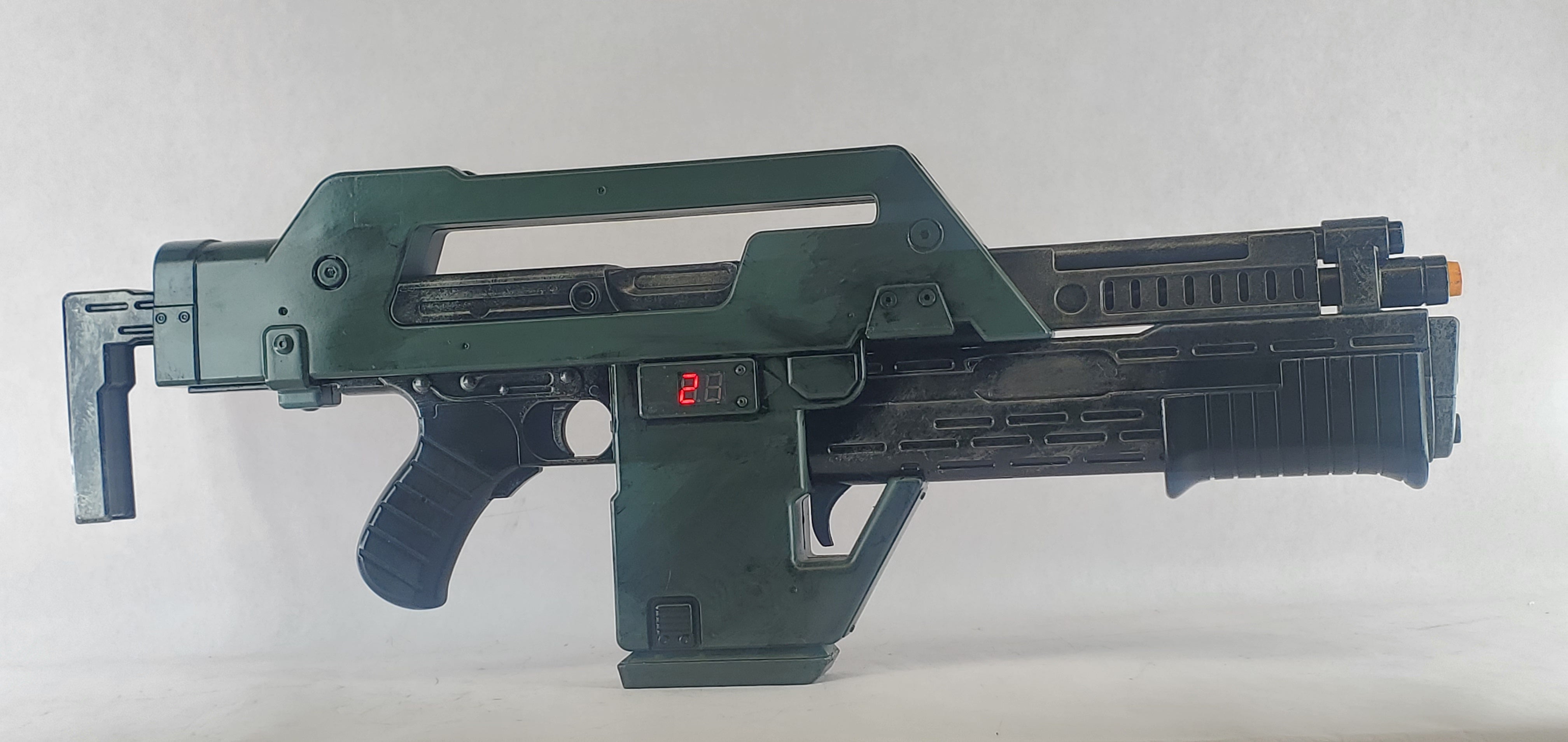 Aliens Pulse Rifle Nerf Repaint Prop – Wulfgar Props