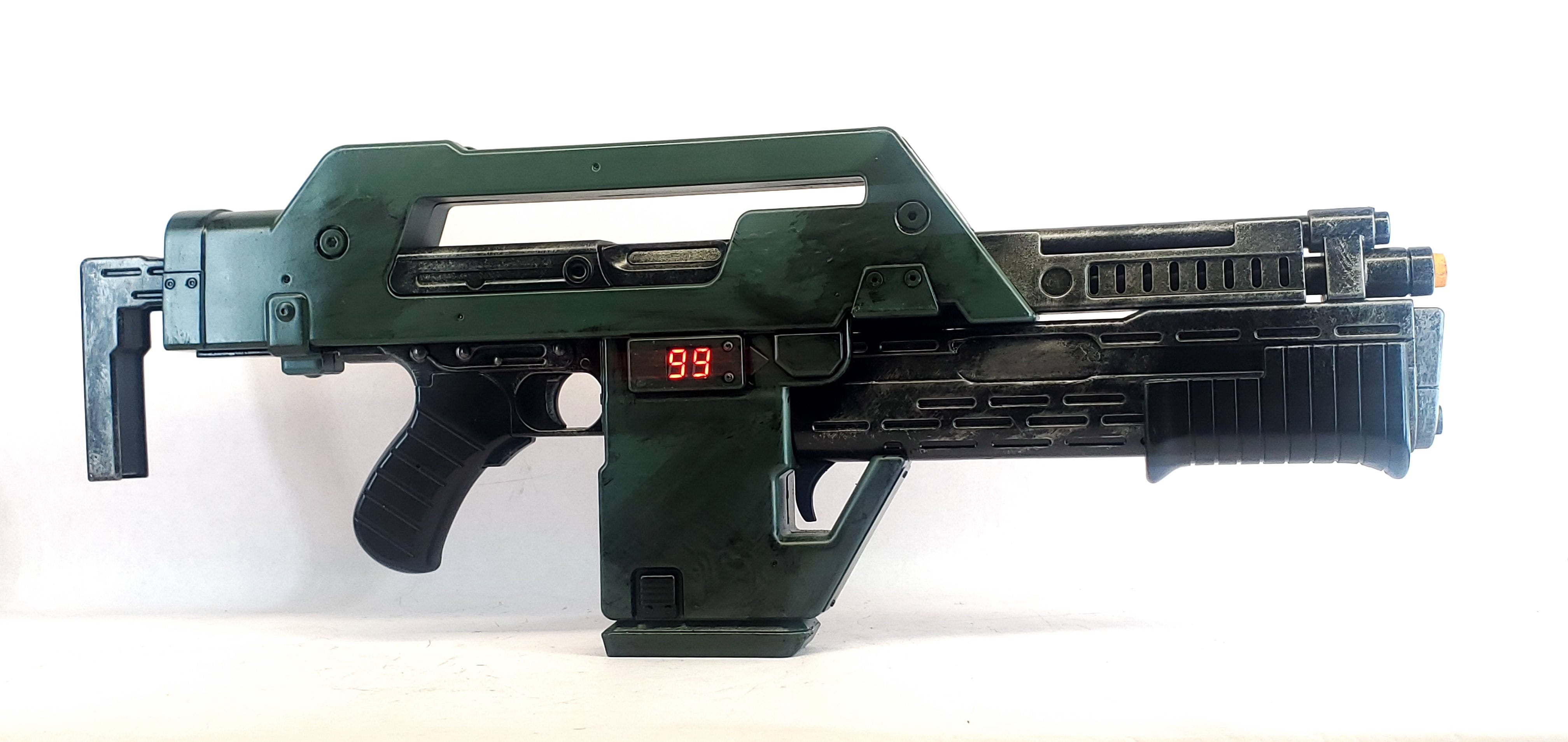 Aliens Pulse Rifle Nerf Repaint Prop – Wulfgar Props