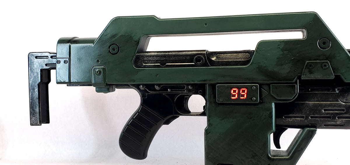 Alien Rifle Props Aliens Pulse Rifle Nerf Repaint Prop – Wulfgar Props