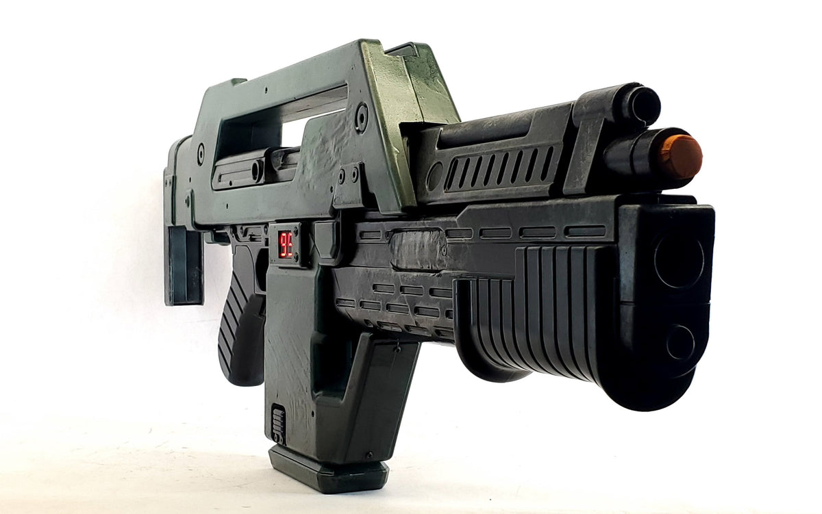 Alien Rifle Props Aliens Pulse Rifle Nerf Repaint Prop – Wulfgar Props
