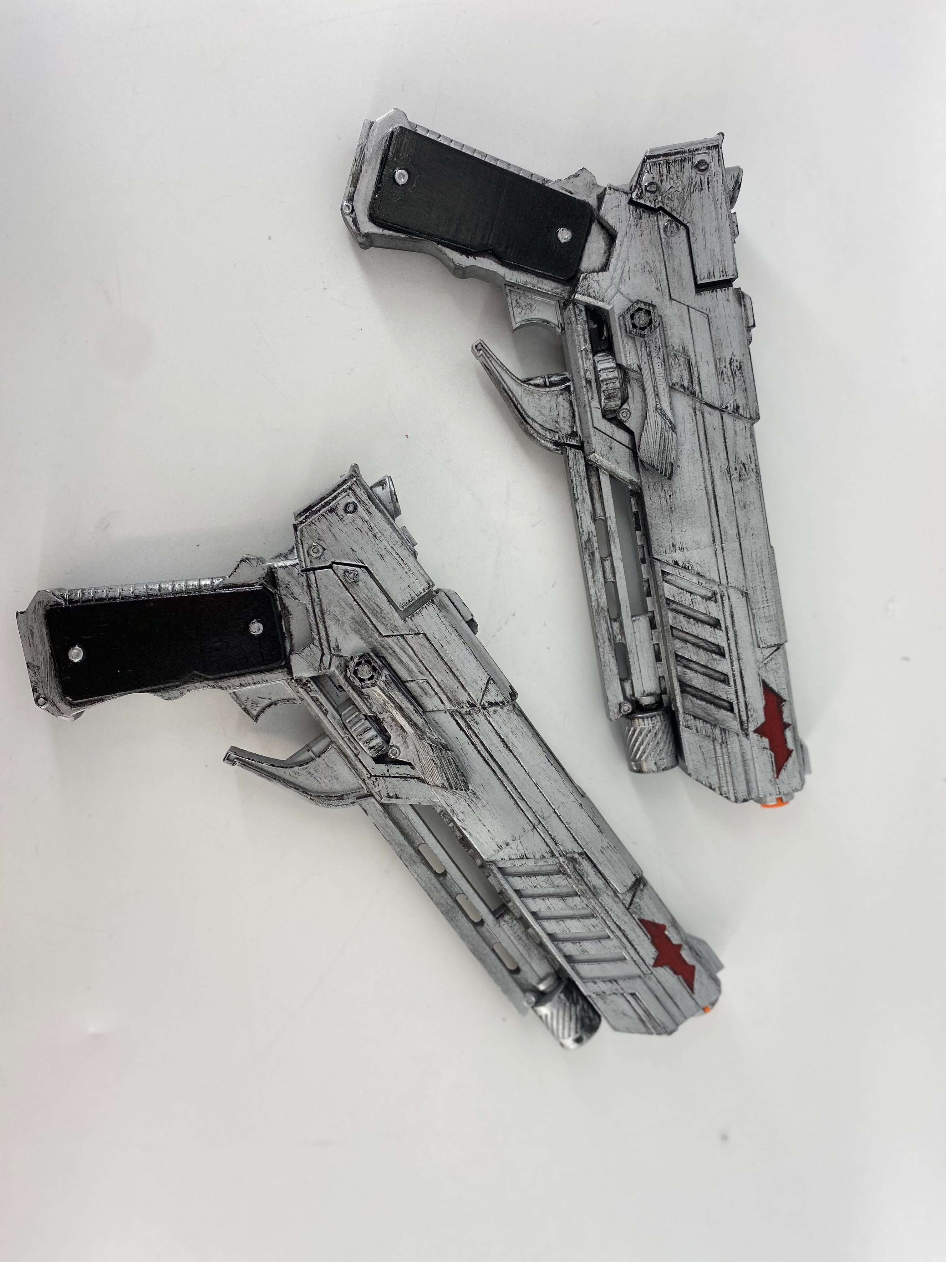 Red Hood Prop Pistol Set Wulfgar Props