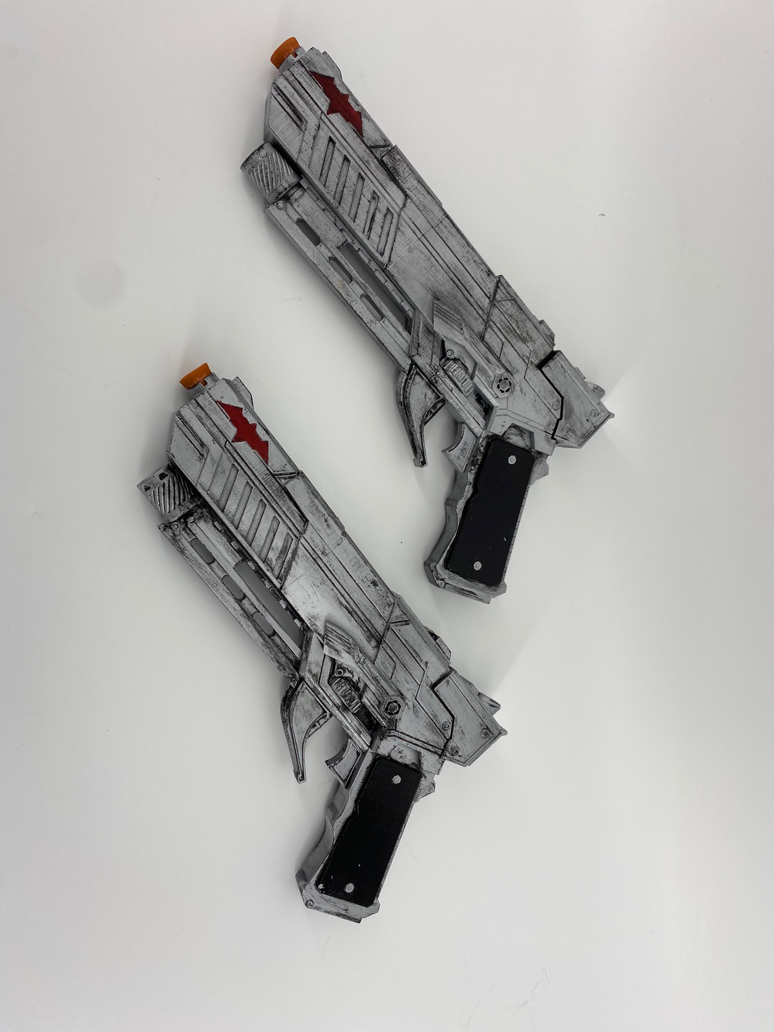 Red Hood Prop Pistol Set Wulfgar Props