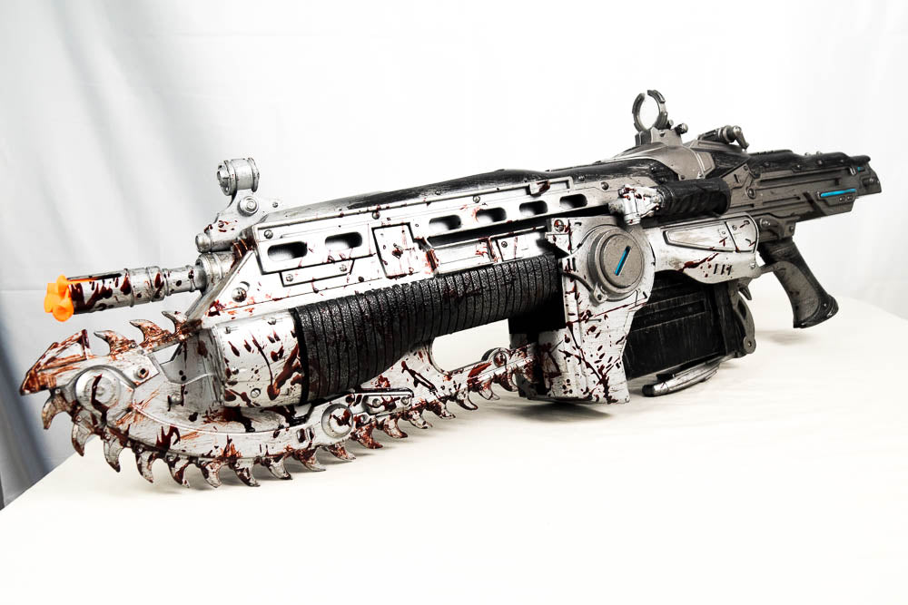 NECA Gears 36-Inch Prop [Bloody Version] Repaint - Wulfgar Weapons & Props