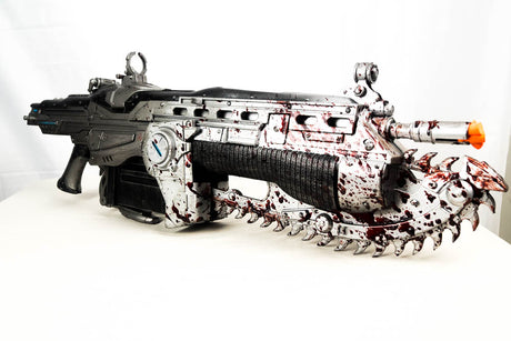 NECA Gears 36-Inch Prop [Bloody Version] Repaint - Wulfgar Weapons & Props