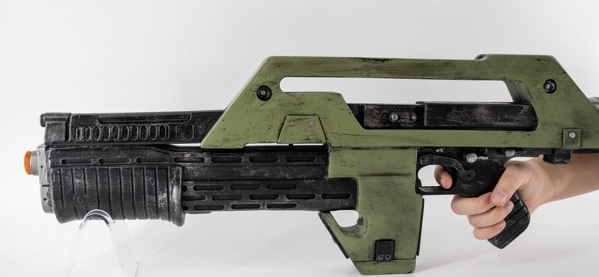 Alien Rifle Props Aliens Pulse Rifle Prop - Resin Cast – Wulfgar Props